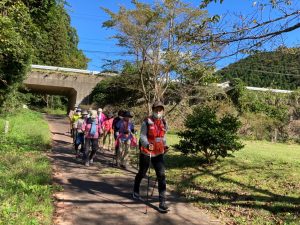 ほたるの里公園周辺でノルディックウォークを楽しんできました！